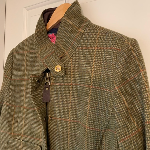 Joules Women's Fieldcoat Tweed Coat - Picture 13 of 16